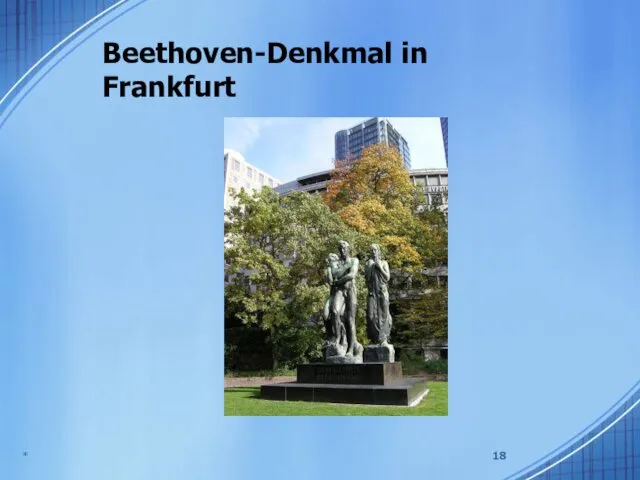 Beethoven-Denkmal in Frankfurt *