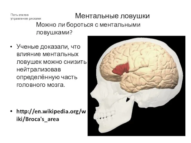 Ментальные ловушки Ученые доказали, что влияние ментальных ловушек можно снизить