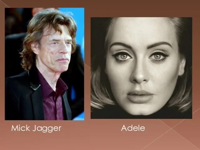Mick Jagger Adele