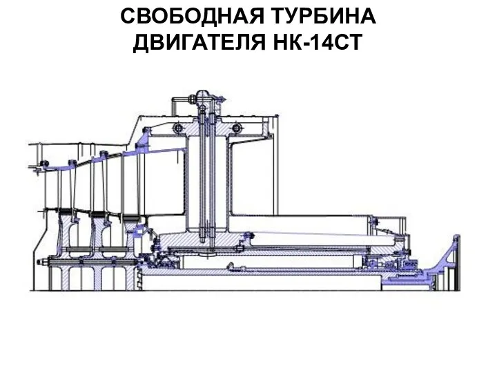 СВОБОДНАЯ ТУРБИНА ДВИГАТЕЛЯ НК-14СТ