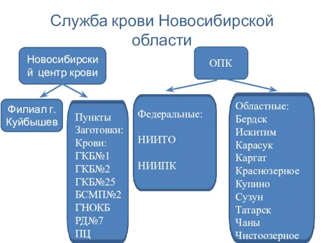 Служба крови Новосибирской области Новосибирский центр крови Филиал г. Куйбышев