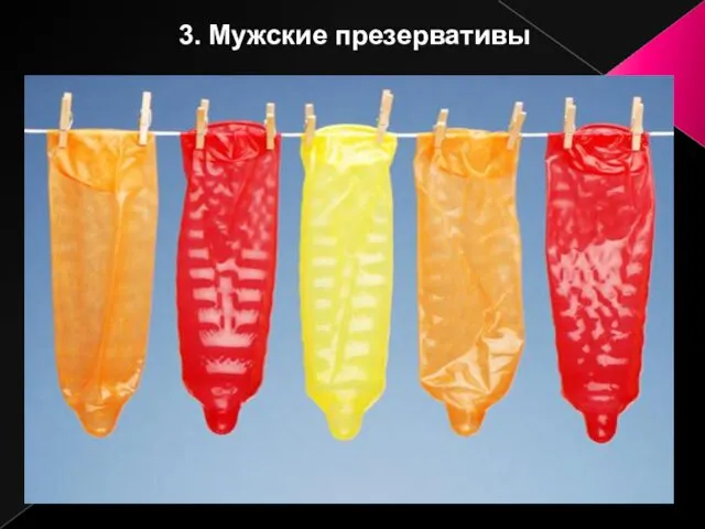 3. Мужские презервативы