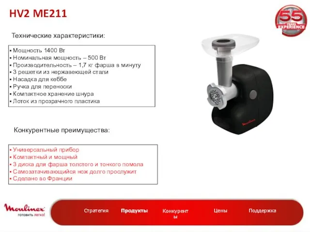 HV2 ME211 Универсальный прибор Компактный и мощный 3 диска для