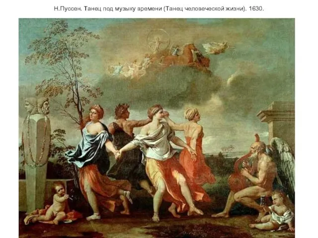 Н.Пуссен. Танец под музыку времени (Танец человеческой жизни). 1630.