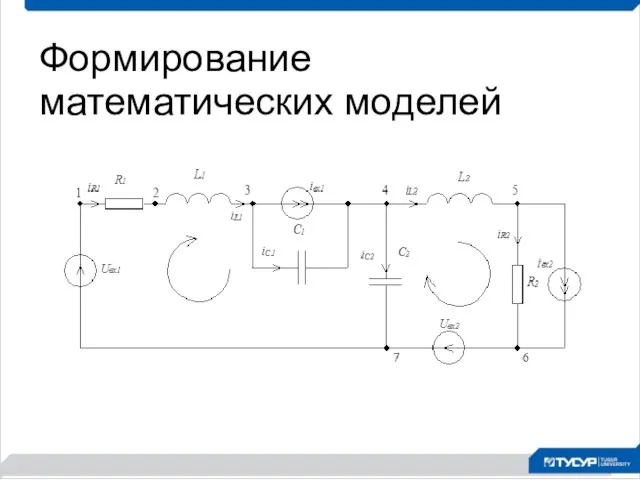 Формирование математических моделей