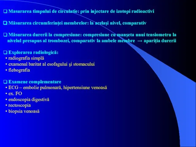 Masurarea timpului de circulatie: prin injectare de izotopi radioactivi Măsurarea