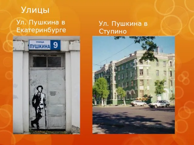 Улицы Ул. Пушкина в Екатеринбурге Ул. Пушкина в Ступино