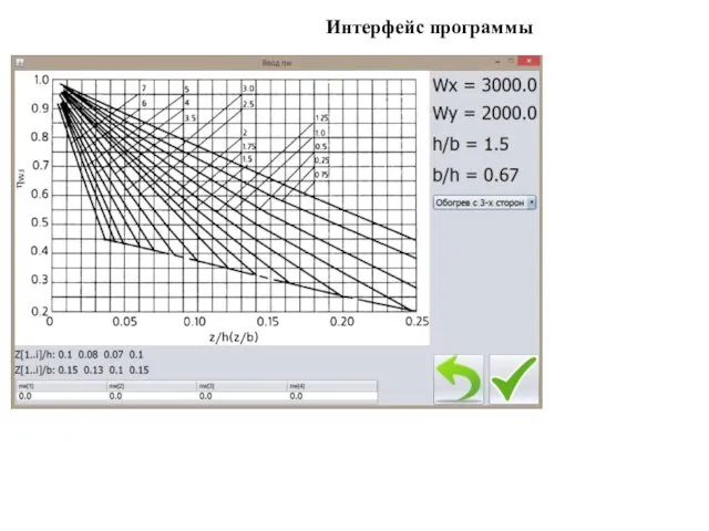 Интерфейс программы