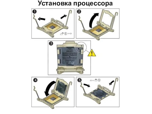 Установка процессора