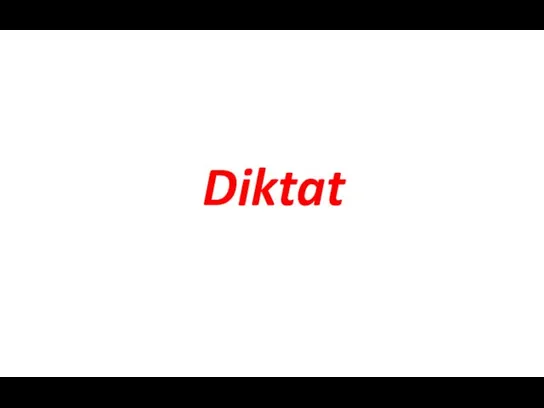 Diktat