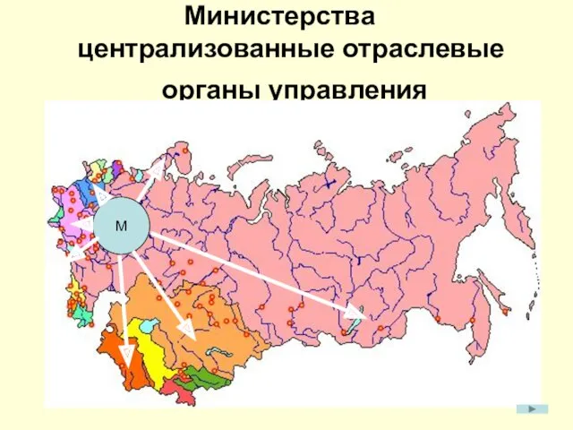 Министерства централизованные отраслевые органы управления М