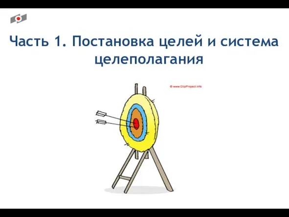 Часть 1. Постановка целей и система целеполагания