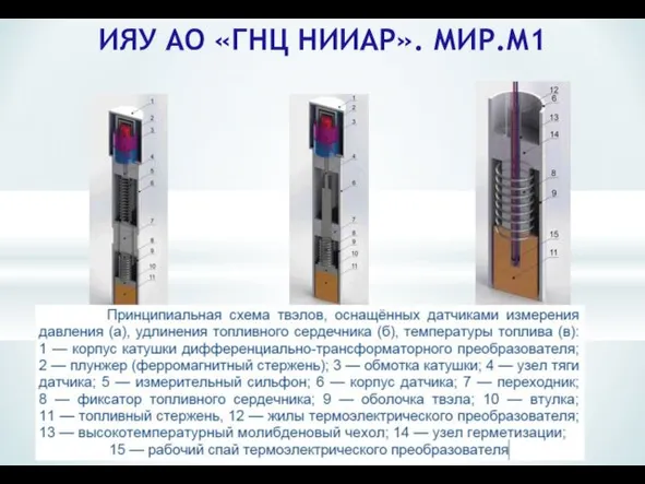 ИЯУ АО «ГНЦ НИИАР». МИР.М1