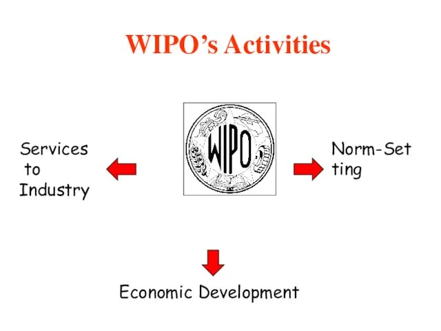 WIPO’s Activities Norm-Setting Services to Industry Economic Development