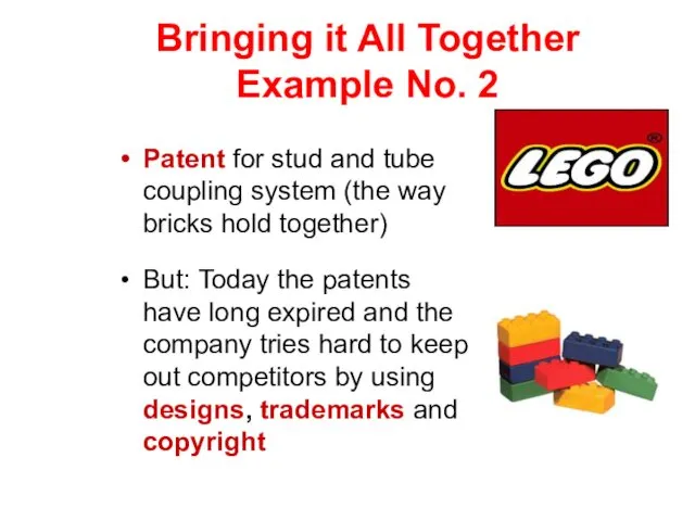 Bringing it All Together Example No. 2 Patent for stud