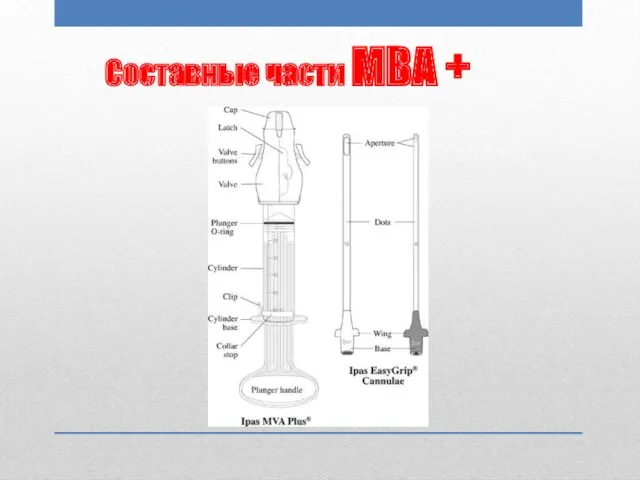 Составные части МВА +