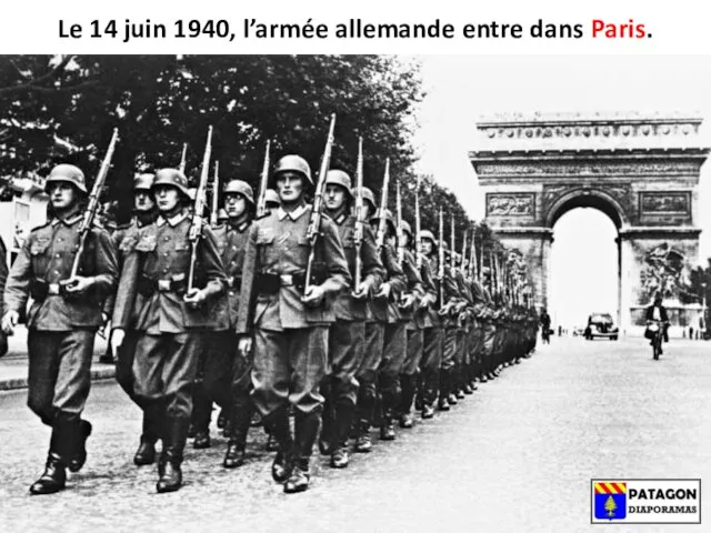 Le 14 juin 1940, l’armée allemande entre dans Paris.