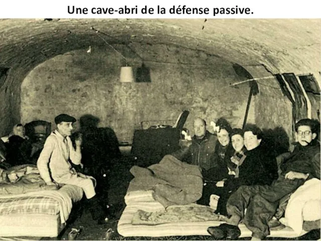 Une cave-abri de la défense passive.