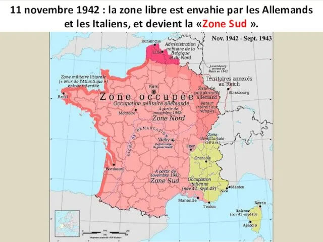 11 novembre 1942 : la zone libre est envahie par