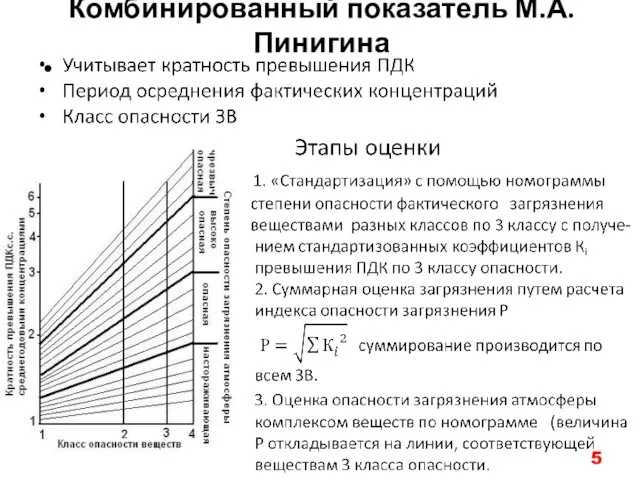 Комбинированный показатель М.А.Пинигина