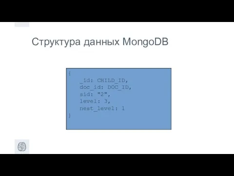 Структура данных MongoDB