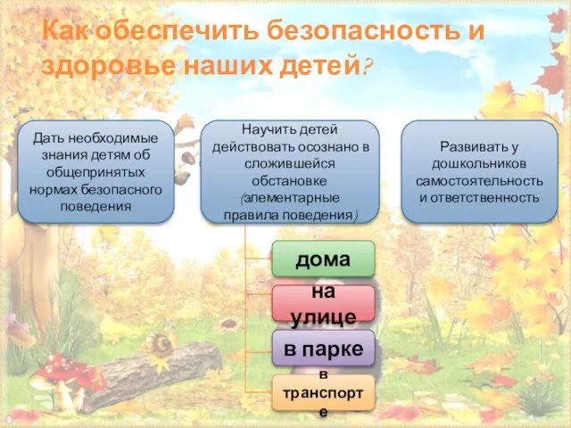 Как обеспечить безопасность и здоровье наших детей? Дать необходимые знания