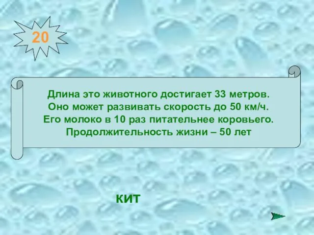 20 Длина это животного достигает 33 метров. Оно может развивать