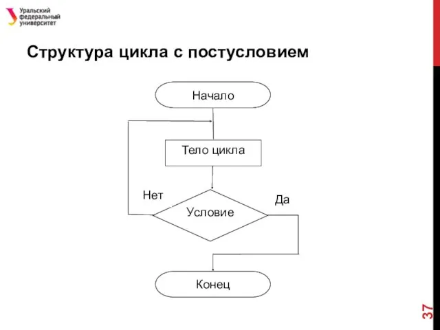 Структура цикла с постусловием