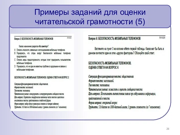 Примеры заданий для оценки читательской грамотности (5)