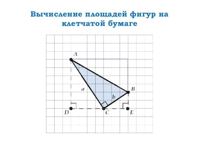 Вычисление площадей фигур на клетчатой бумаге