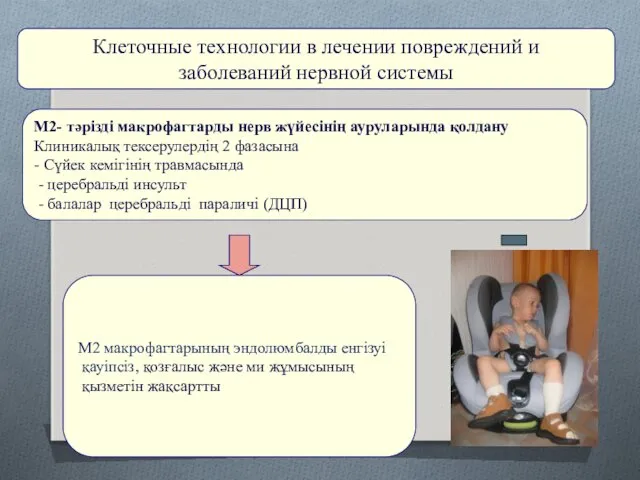 М2- тәрізді макрофагтарды нерв жүйесінің ауруларында қолдану Клиникалық тексерулердің 2