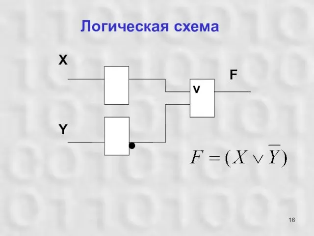 Логическая схема