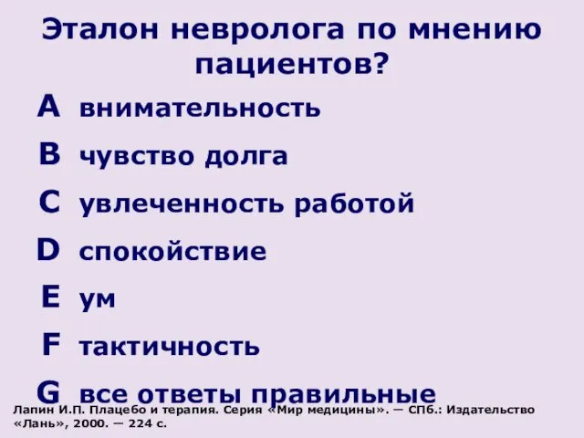 внимательность чувство долга увлеченность работой спокойствие ум тактичность все ответы