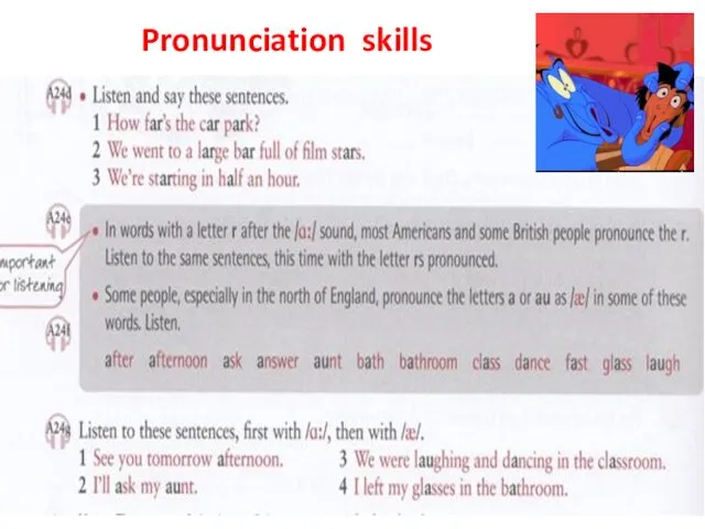 Pronunciation skills