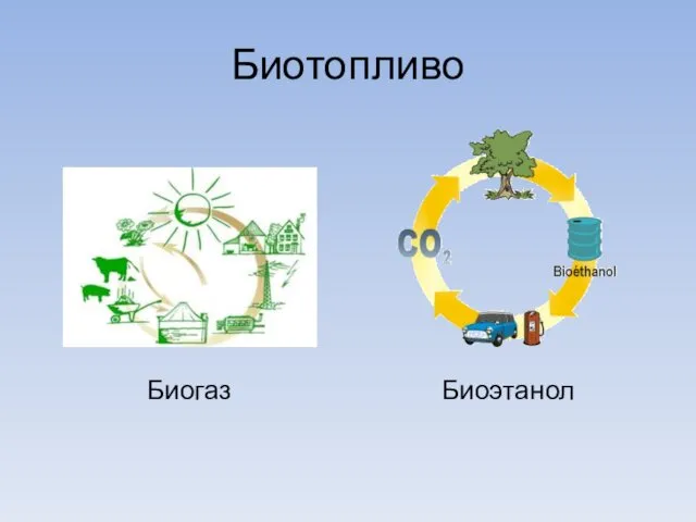 Биотопливо Биогаз Биоэтанол