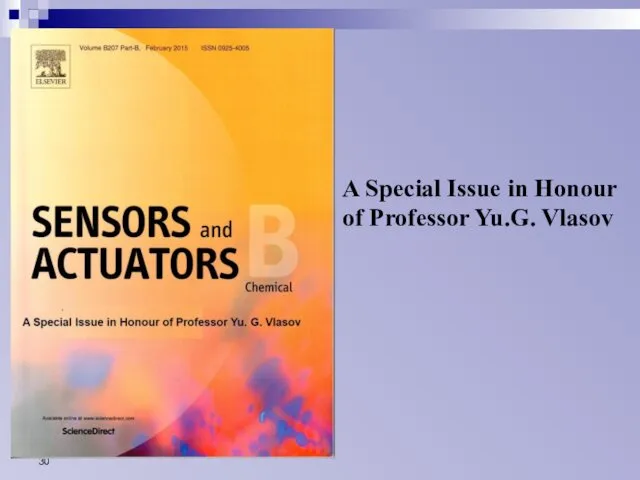 A Special Issue in Honour of Professor Yu.G. Vlasov