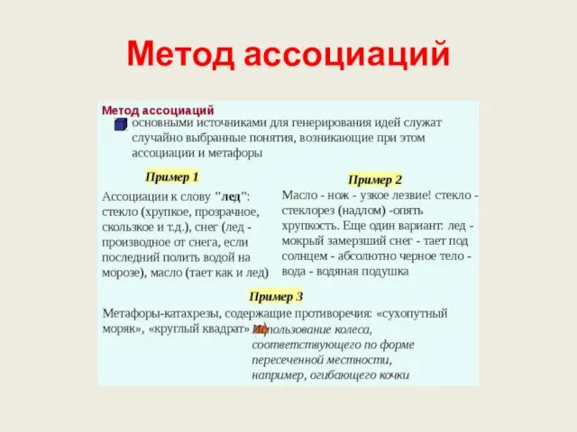 Метод ассоциаций