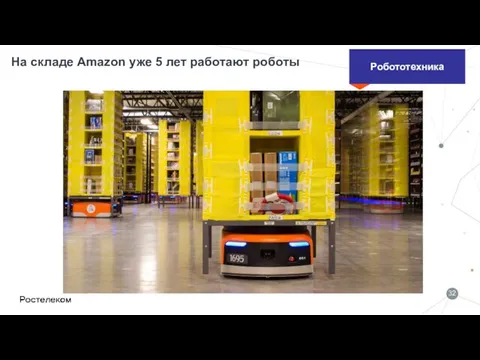 На складе Amazon уже 5 лет работают роботы Робототехника