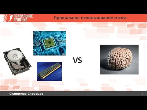 Станислав Скворцов Правильное использование мозга VS