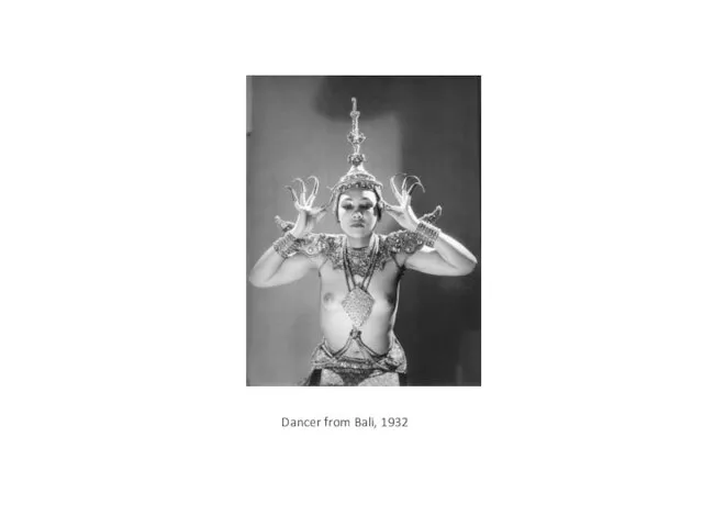 Dancer from Bali, 1932