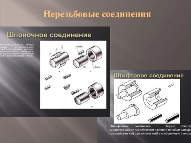 Нерезьбовые соединения