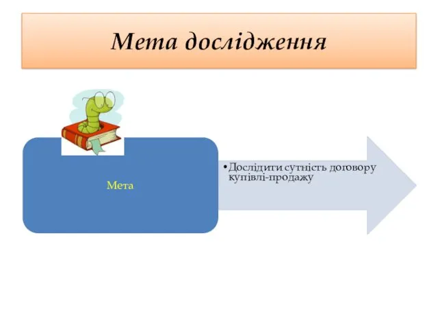 Мета дослідження Мета Дослідити сутність договору купівлі-продажу