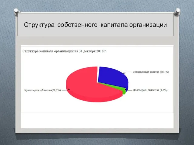 Структура собственного капитала организации