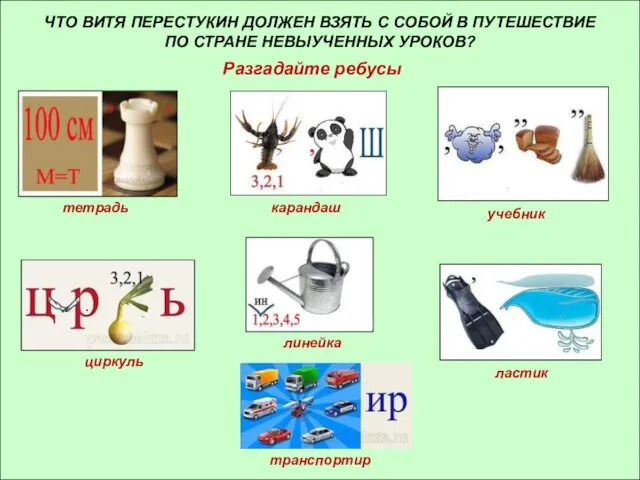 ЧТО ВИТЯ ПЕРЕСТУКИН ДОЛЖЕН ВЗЯТЬ С СОБОЙ В ПУТЕШЕСТВИЕ ПО