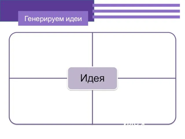 Генерируем идеи