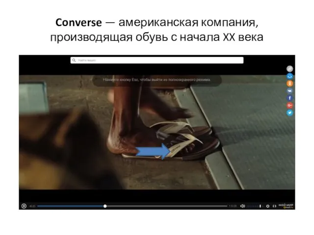 Converse — американская компания, производящая обувь с начала XX века