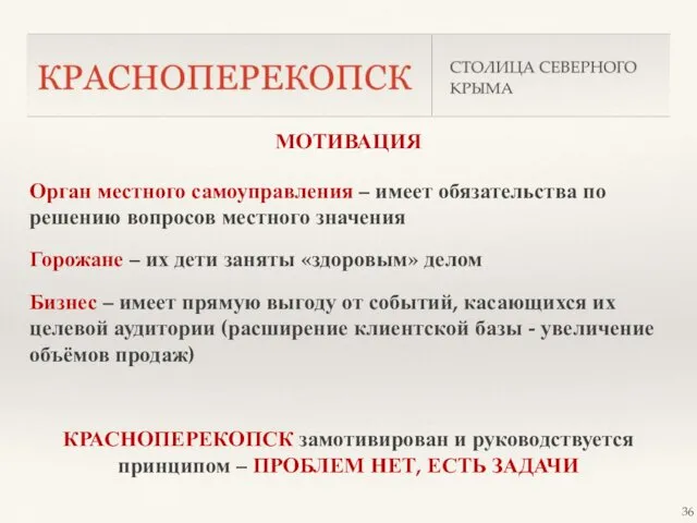 МОТИВАЦИЯ Орган местного самоуправления – имеет обязательства по решению вопросов местного значения Горожане