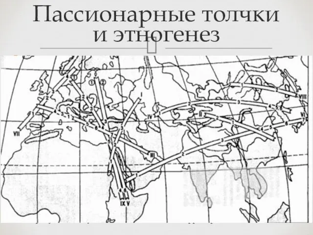 Время от времени происходят массовые мутации, повышающие уровень пассионарности (пассионарные