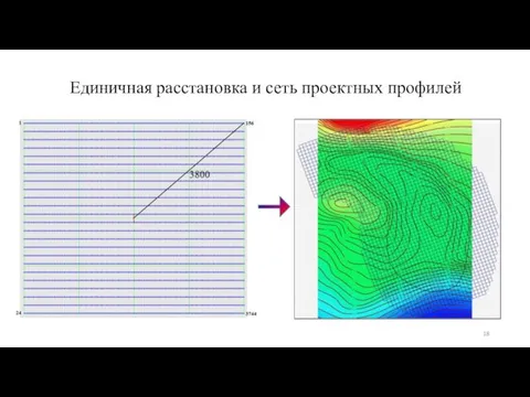 Единичная расстановка и сеть проектных профилей