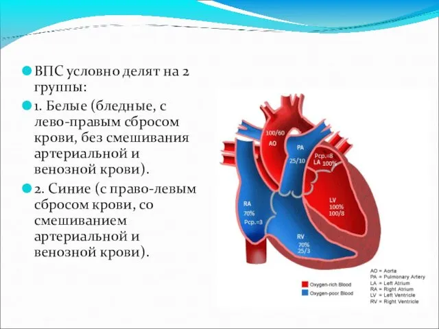 ВПС условно делят на 2 группы: 1. Белые (бледные, с